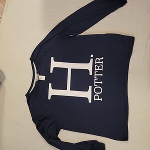 Harry Potter “H” Long Sleeve Crewneck  Pullover Sweater Junior Sz XL 16/18